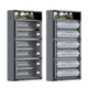Корпус Multi-powerbank Q6, під елементи 21700 до 6 шт, 100W, чорний - зображення 3