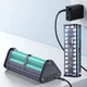 Корпус Multi-powerbank A6, под элементы 18650 до 6 шт, 22.5W, с боковой LED подсветкой, прозрачный - изображение 10