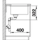Кухонна мийка Blanco - 527355 SUBLINE 700-U LEVEL - зображення 2
