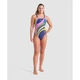 Купальник Arena Water Fluids Swimsuit Swim Pro 008837-570 Темно-синій/Рожевий/Салатовий 44 (3468337533313) - изображение 3