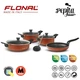 Набор посуды Flonal Pepita Granit 8 предметів (PGFSET08PZ) - изображение 3