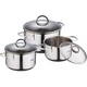 Набор посуды Bergner Classic 1.7 л, 2.3 л, 3.3 л 6 предметів (BG-6284) - изображение 2