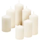Zestaw świec Home & Styling Collection białe bezzapachowe 7 szt (8721037265089) - obraz 1