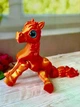 Огненный конь подвижная 3D игрушка лошадь - изображение 4