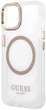 Панель Guess Metal Outline Magsafe для Apple iPhone 15/14/13 Transparent/Gold (3666339196899) - зображення 4