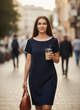 Платье inDresser M Синий (IN-8005020-Blue) - изображение 6