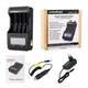 Зарядное устройство-PowerBank Liitokala, 4 канала для аккумуляторов Ni-Mh/Li-ion, Блок питания, Кабель в прикуриватель(Lii-500-PS/Auto) - изображение 2
