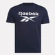 Koszulka męska bawełniana Reebok Chad Big Logo Crew N 100240895 S Granatowa (1200175462750) - obraz 4