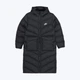 Детское зимнее стеганое пальто для мальчика Nike K Nsw Tf Adp Puffer Parka HJ2538-010 S 128-137 см Black/White (198481970889) - изображение 1