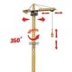 Большой игрушечный кран на радиоуправлении DEYEE TOYS с подсветкой и звуковыми ефектами Высота крана 82 см Краны на пульте управления - изображение 9