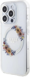 Etui plecki Guess IML Flowers Wreatch MagSafe do Apple iPhone 15 Pro Max Transperent (3666339221737) - obraz 3