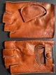 Авто перчатки Fiorgini Premium fingerless Classic Цвет Рыжий Размер L (210002) - изображение 3