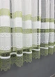 Тюль сетка VR-Textil Juli № 1875т Арка на кухню цвет белый с салатовым 400х145 см (53-0152) - изображение 6
