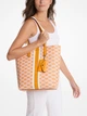 Набор (сумка шоппер и кошелек) женская Michael Kors 320159653 Оранжевая (1159847817) - изображение 2