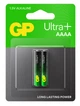 Батарейка щелочная GP Ultra+ Alkaline 25AUP-2GSBFB2, AAAA, 1.5V, блистер 2шт - изображение 1