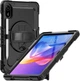 Противоударный чехол Capsule Hybrid с вращательной подставкой и местом для стилуса на Xiaomi Redmi Pad 2 11" 2025 Чёрный - изображение 11