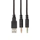 Навушники дротові 2E HG330 Gaming, 7.1, USB-A, 2x3.5mm, RGB, 2м, black UA UCRF - зображення 6