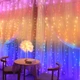 Гирлянда штора роса 3х3м светодиодная LED RGB гирлянда разноцветная водопад комнатная занавес BRS + ПОДАРОК Блок питания - изображение 2