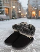 Детские угги с мехом, утепленные 391295 Размер 26 Черные - изображение 3