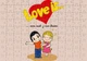 Пазл Із Маленькими Елементами Love Is Коли З Ним Весело Розмір A5 - зображення 1