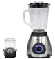 Мощный блендер измельчитель со стеклянной чашей Domotec MS-6610 на 1000 Вт Silver (2 в 1 с кофемолкой) - изображение 2