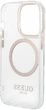 Etui plecki Guess Metal Outline Magsafe do Apple iPhone 15 Pro Max Transparent/Gold (3666339196929) - obraz 5