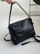 Сумка средняя плетеная кожа замшевая ARTiS Bags черная (Арт. 1712 703-5025) - изображение 2