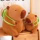 Мягкая игрушка капибара с рюкзаком CG 9711-25 25 см Коричневая - изображение 4