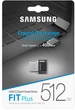 Флеш пам'ять USB Samsung Fit Plus 512GB USB 3.2 Gen2x2 Black/Silver (MUF-512AB/APC) - зображення 7