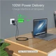 Кабель Choetech XCC-1007-V2-BK, премиум якисть USB3.1 С-папа/C-папа,2 м. (XCC-1007-V2-BK) - изображение 4