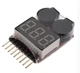 Светодиодный индикатор напряжения Lipo/Li-ion/LiMn/LiFePo4 1-8S, тестер низкого напряжения, зуммер - изображение 4