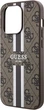 Etui plecki Guess 4G Printed Stripes MagSafe do Apple iPhone 15 Pro Max Brown (3666339203474) - obraz 4