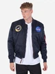Бомбер чоловічий Alpha Industries 166107-07 L Синій (800070330266) - зображення 4