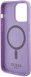 Etui plecki Guess Saffiano MagSafe do Apple iPhone 15 Pro Max Purple (3666339155933) - obraz 7