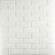 3D панель на стену самоклеящаяся Sticker Wall Белый кирпич (001-3) SW-00000174 700х770х3 мм - изображение 1