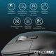 Мышь OfficePro M395B Silent Click Ergonomic Wireless Black - изображение 6