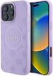 Etui plecki Guess Saffiano Peony Classic Logo MagSafe do Apple iPhone 16 Pro Max Purple (3666339328276) - obraz 1