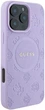 Etui plecki Guess Saffiano Peony Classic Logo MagSafe do Apple iPhone 16 Pro Max Purple (3666339328276) - obraz 4