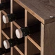 Regał na wino Kadax Loreo szachownica drewniany ciemny brąz 2 szt (5906638310793) - obraz 7