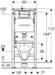 Инсталляция Geberit Duofix Pro 20 118.315.11.2 c панелью смыва Delta 01 белая 115.107.11.1 Round + унитаз подвесной Kolo Idol с сиденьем Soft Close дюропласт - изображение 9