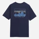 Koszulka męska bawełniana Patagonia 37534-NENA L Granatowa - obraz 2