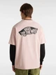 Футболка довга бавовняна чоловіча Vans VN000P50O3N1 L Світло-рожева (800070339162) - зображення 2