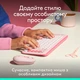 Мишка Logitech POP Mouse With Emoji Bluetooth Rose (910-007413) - изображение 2