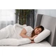 Подушка Ardesto ортопедическая Sleepwell, классическая прямоугольная, пена мемори, 60х40х12см белый (ART6040CLP) - изображение 2