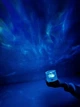 Светильник настольный ночник Цилиндр с эффектом северного сияния RGB 16 цветов с пультом питание от батареек или USB GS-9174 - изображение 4
