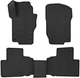 EVA коврики EVAtech в салон авто для Mercedes-Benz ML-Class (W164) 2005-2011 2 поколение SUV EU 3 шт Black (MB1800ZD3MS4RBB) - изображение 1
