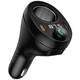 FM-трансмітер модулятор Hoco E88 Star (USB/2Type-C QC3.0/PD20W Bluetooth V5.4) автомобільний швидкий зарядний пристрій LED-дисплей Чорний - изображение 1