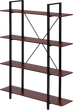 Стелаж ModernHome by Multistore лофт 4 полиці металевий каркас S-04A (5905817008704) - зображення 3