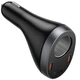 Зарядне автомобільне Hoco Z61A PD60W 2xUSB-C/USB-A car charger АЗП швидка зарядка для телефона / пристроїв Чорний - изображение 3