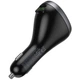 Зарядне автомобільне Hoco Z61A PD60W 2xUSB-C/USB-A car charger АЗП швидка зарядка для телефона / пристроїв Чорний - изображение 4